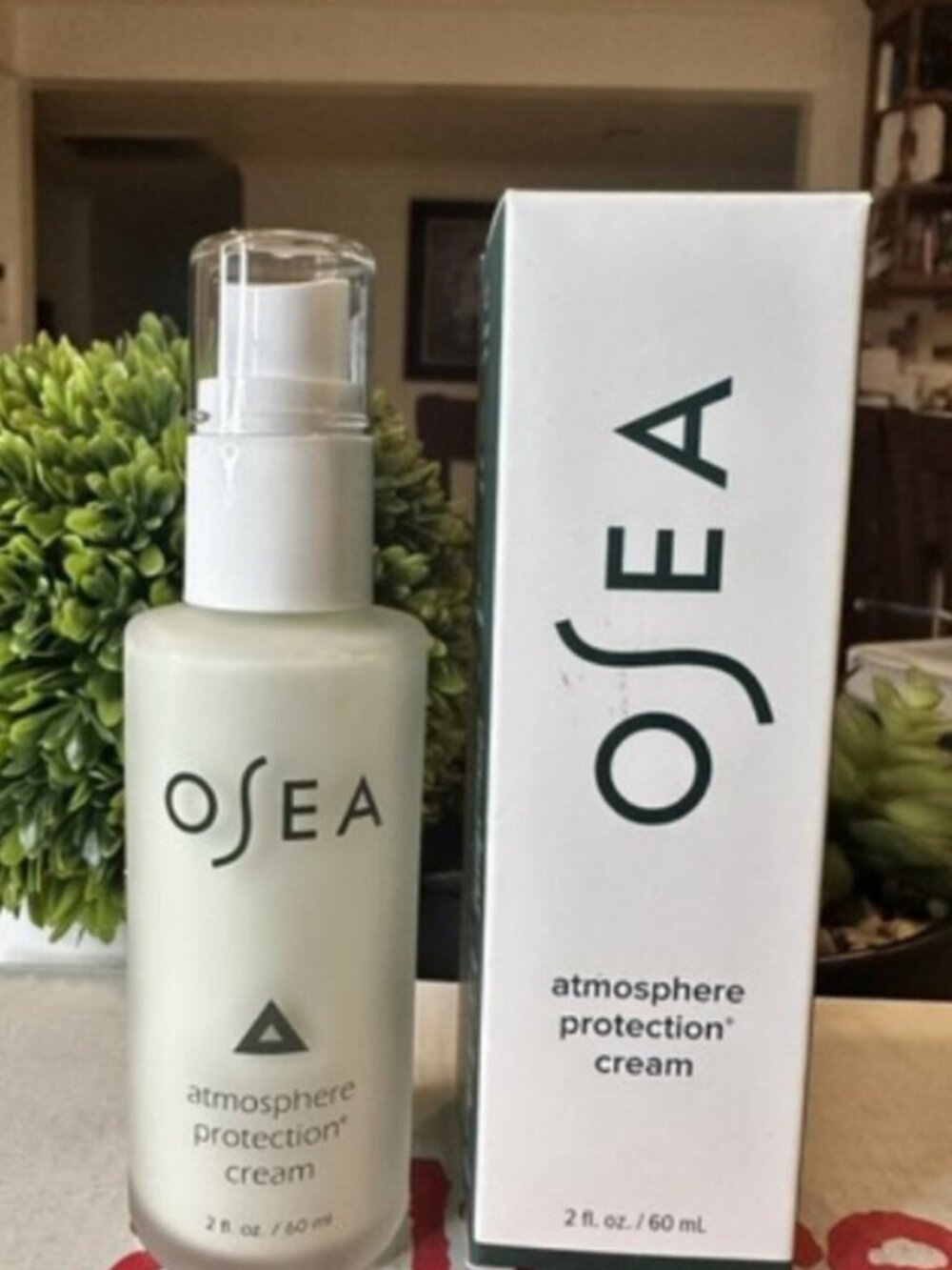 OSEA Atmosphere Protection Cream 2 oz Moisturizer Normal/Combination Skin NEW